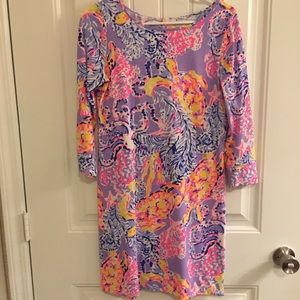 Quarter sleeve purple Lilly Pulitzer dress
